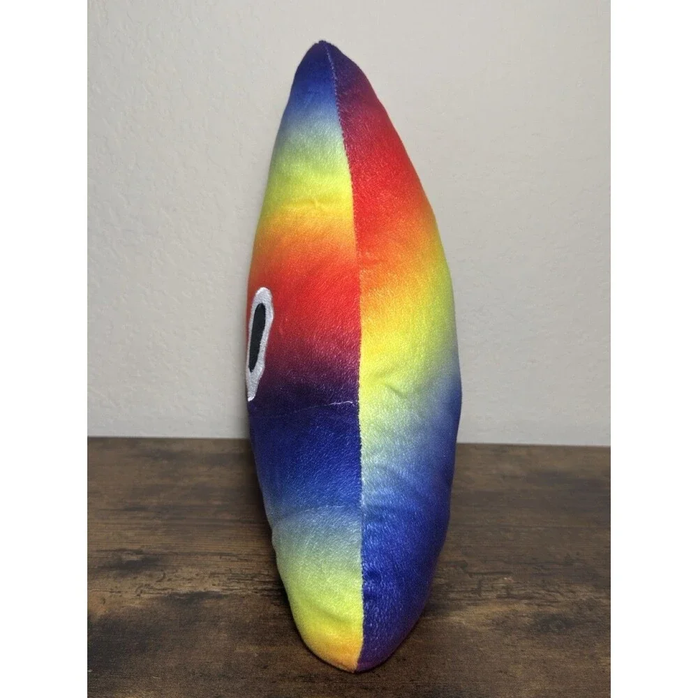 Emoji Cute Pillow Poop Face Cartoon Brown Stuffed Soft Plush Rainbow